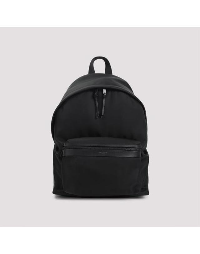 생로랑 [해외직구] 26SS 생로랑 CITY 시티 클래식 로고 백팩 534967FAEY21000 BLACK 착용컷