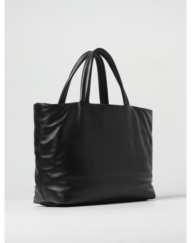 생로랑 [해외직구] 25FW 생로랑 나파 램스킨 토트백 756269AACIW 1000 Black 착용컷