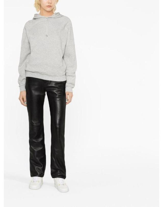 생로랑 [해외직구] 23FW 생로랑 후드 티셔츠 728319Y37GY1403 GRIS CHINE 착용컷