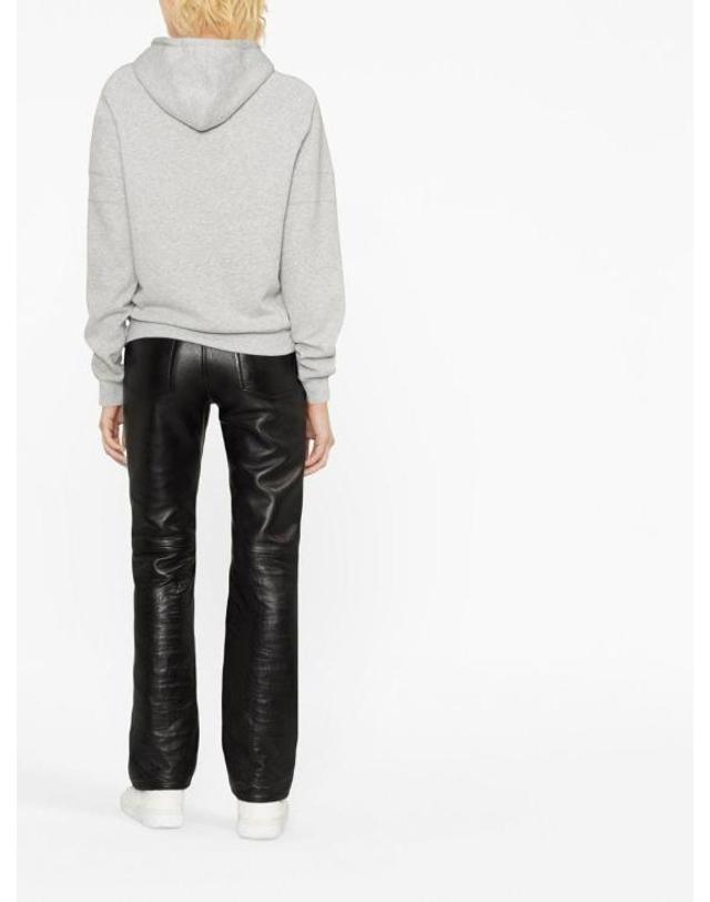 생로랑 [해외직구] 23FW 생로랑 후드 티셔츠 728319Y37GY1403 GRIS CHINE 착용컷