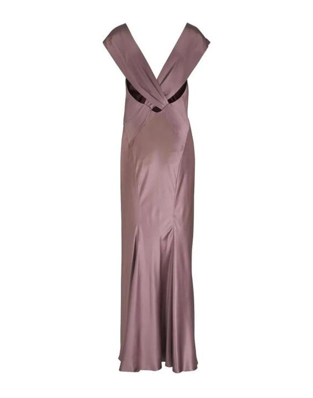 생로랑 [해외직구] 24FW 생로랑 롱 원피스 797615Y001W6762 Beige 착용컷