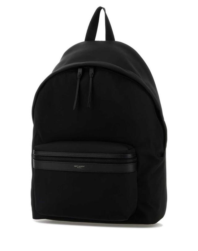 생로랑 [해외직구] 26SS 생로랑 CITY 시티 클래식 로고 백팩 534967FAEY2 1000 Black 착용컷
