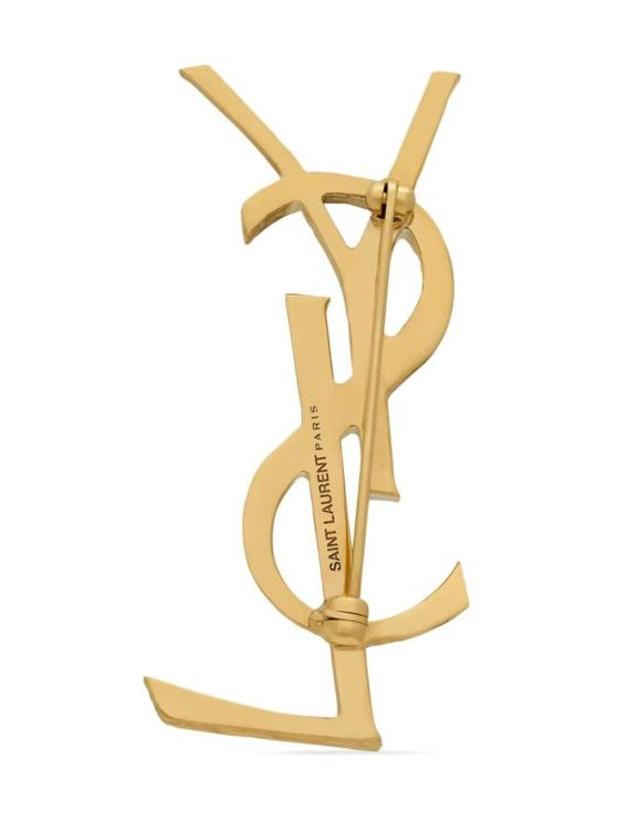 생로랑 [해외직구] 26FW 생로랑 오피움 YSL 브로치 748486 Y1500 8007 OR LAITON 착용컷