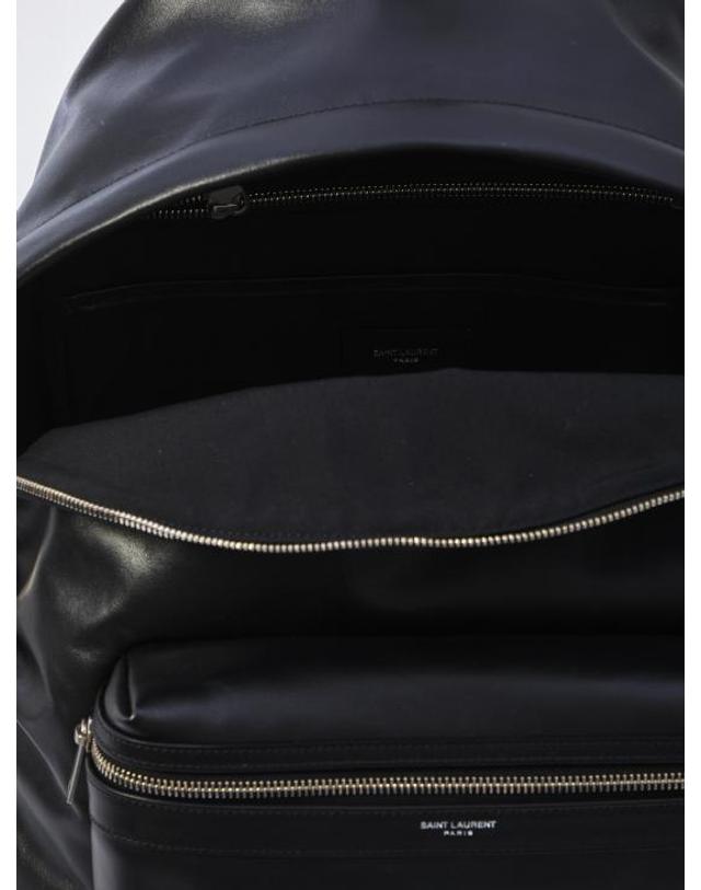 생로랑 [해외직구] 26FW 생로랑 CITY 시티 클래식 로고 백팩 534967AAE8M 1000 BLACK 착용컷