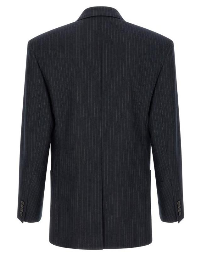 생로랑 [해외직구] 26FW 생로랑 수트 자켓 876230Y1I744050 Blue 착용컷