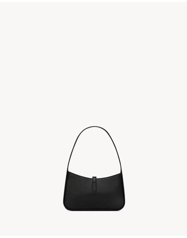 생로랑 [해외직구] 25FW 생로랑 LE 5 A 7 미니 호보백 ULT 007812 NOIR TU BLACK 착용컷