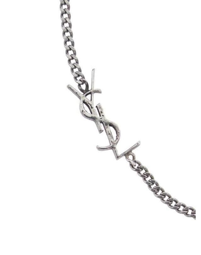 생로랑 [해외직구] 26SS 생로랑 브레이슬릿 692489 SILVER 착용컷