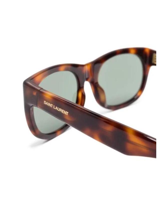 생로랑 [해외직구] 25FW 생로랑 선글라스 SL815ROMY 002 HAVANA HAVANA GREEN 56 BROWN 착용컷