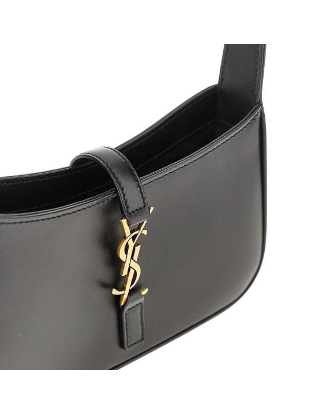 생로랑 [해외직구] 26FW 생로랑 Le 5 A 7 미니 호보백 7103182R20W Black 착용컷