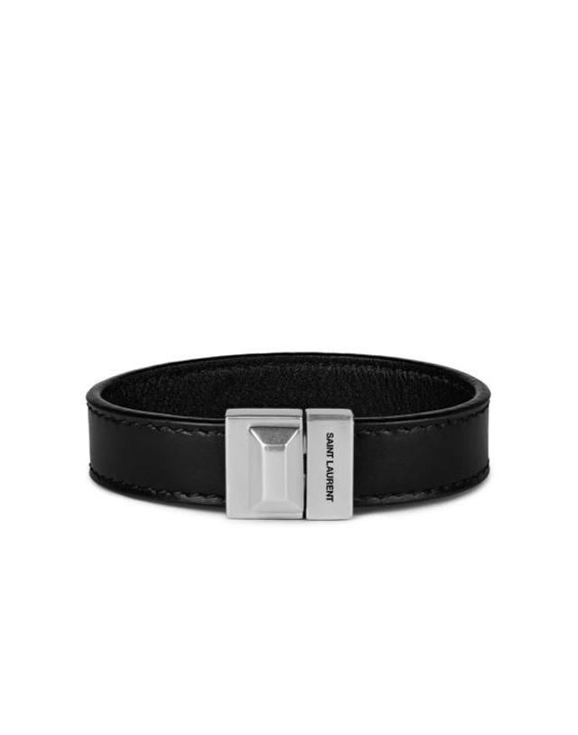 생로랑 [해외직구] 26SS 생로랑 브레이슬릿 756749AACJA1000 BLACK 착용컷