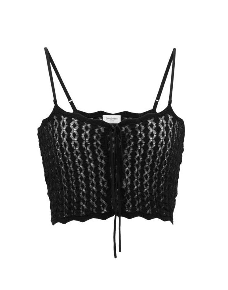[해외직구] 25SS 생로랑 긴팔 티셔츠 817777 Y76VX1000 NOIR