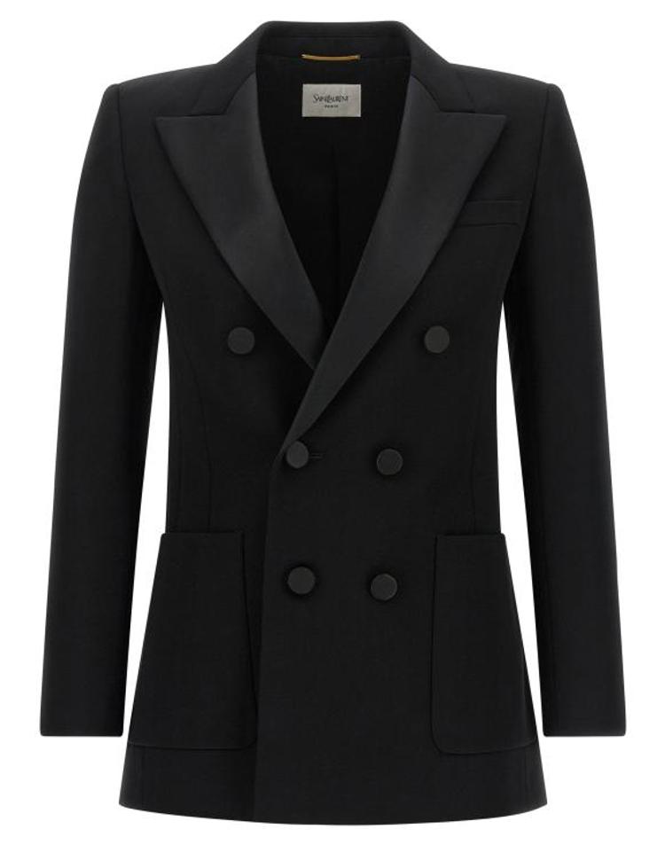 SAINT LAURENT [해외] 생로랑 자켓 LD665488Y7E631000 BLACK FA6DXX21329