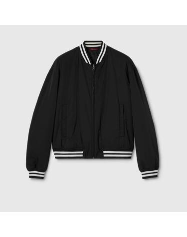 [해외직구] 26SS 구찌 리버서블 나일론 트윌 지퍼 재킷 851254ZAT3D1000 BLACK