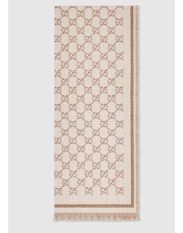 [해외직구] 26FW 구찌 GG 울 스카프 8390353GAMQ9778 Beige