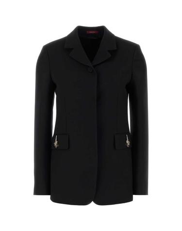 [해외직구] 25FW 구찌 크레이프 울 실크 타이거 자켓 840458ZAD88 1000 BLACK