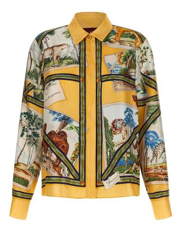 [해외직구] 26SS 구찌 블라우스 GU334187BM GOLD