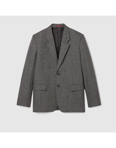 [해외직구] 25FW 구찌 울 물리네 재킷 850092Z7AXC1070 Black