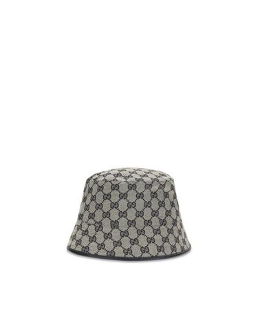 [해외직구] 26FW 구찌 GG 코튼 캔버스 버킷햇 GU8757403HBNH4068BB GRAY