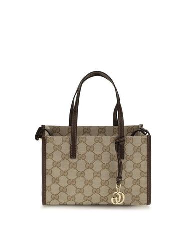 [해외직구] 26FW 구찌 더블 G 참 스몰 토트백 A006WKFAGBY 9651 BEIGE