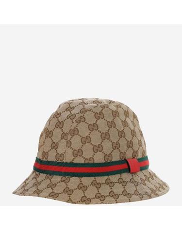 [해외직구] 26SS 구찌 버킷햇 411790 BEIGE