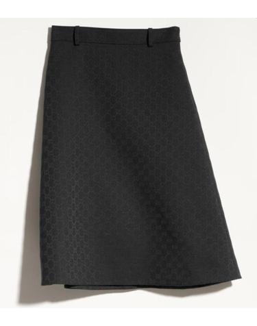 [해외직구] 26FW 구찌 스커트 A00645ZAUSC 1000 BLACK