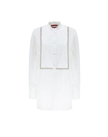 [해외직구] 구찌 셔츠 GU 9831666 WHITE