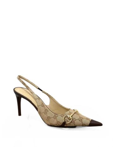 [해외직구] 26FW 구찌 돈나 슬링백 펌프스 힐 A0068TFAGHW 9650 Beige