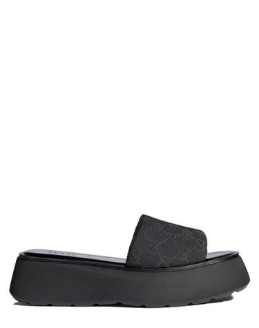 [해외직구] 26FW 구찌 플랫폼 슬라이드 샌들 A0034RFAFUW1000 Black