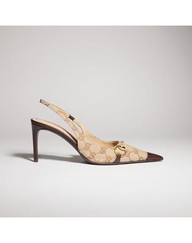 [해외직구] 26FW 구찌 돈나 슬링백 펌프스 힐 A0068TFAGHW9650 BEIGE