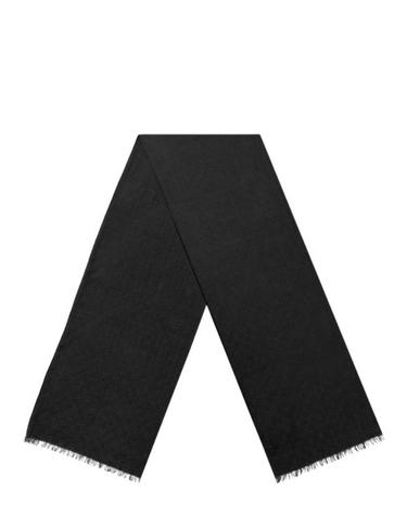 [해외직구] 26FW 구찌 GG 울 실크 자카드 스카프 870543 4GAK31066 BLACK