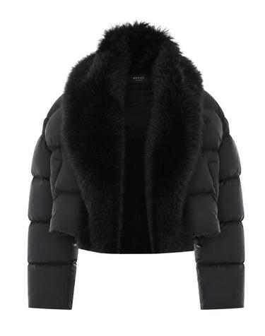 [해외직구] 26SS 구찌 시어링 패딩 폴리에스터 재킷 A0099UZAVMJ1000 BLACK