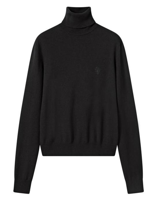 [해외직구] 26FW 구찌 자수 울 니트 터틀넥 860442 XKFG71043 BLACK