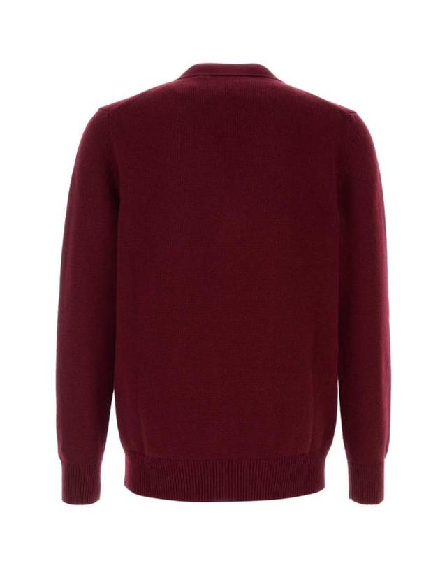 구찌 [해외직구] 26SS 구찌 스웨터 815009XKFAU6013 Burgundy 착용컷
