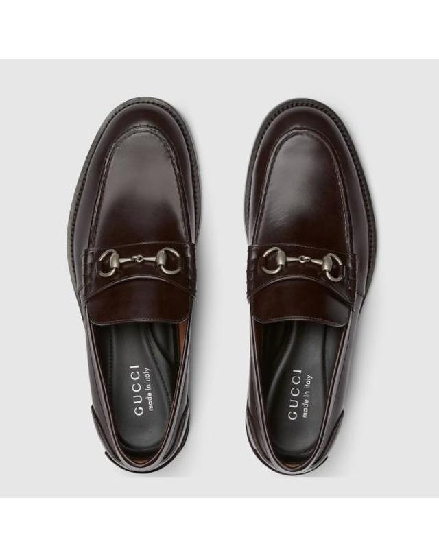 구찌 [해외직구] 26SS 구찌 홀스빗 로퍼 851398AAFAR2140 Brown 착용컷
