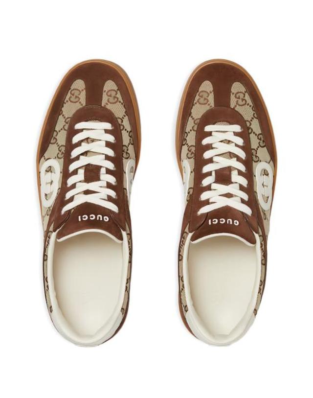 구찌 [해외직구] 26FW 구찌 G75 스니커즈 791742 AAEGA2242 BROWN 착용컷