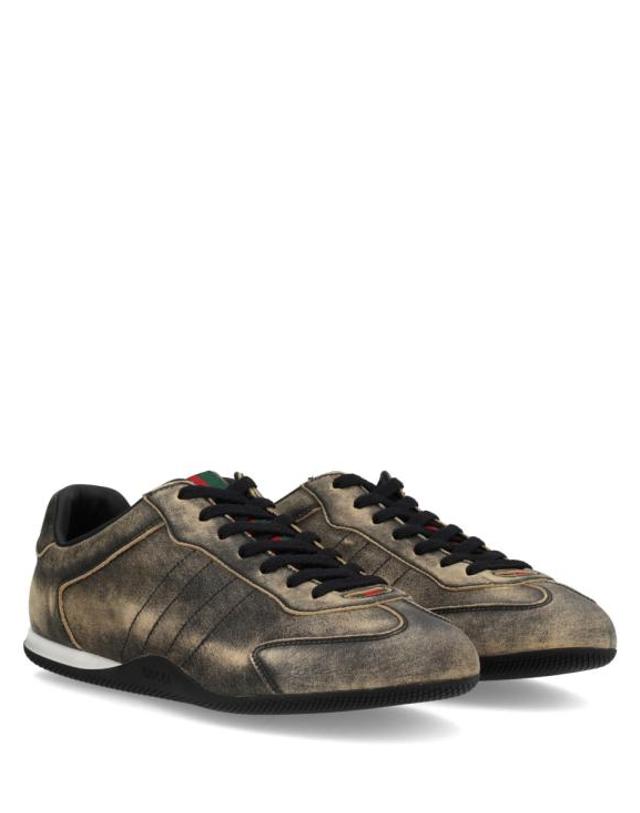 구찌 [해외직구] 26FW 구찌 쉬프트 스니커즈 857016 AAF0E1086 BLACK 착용컷