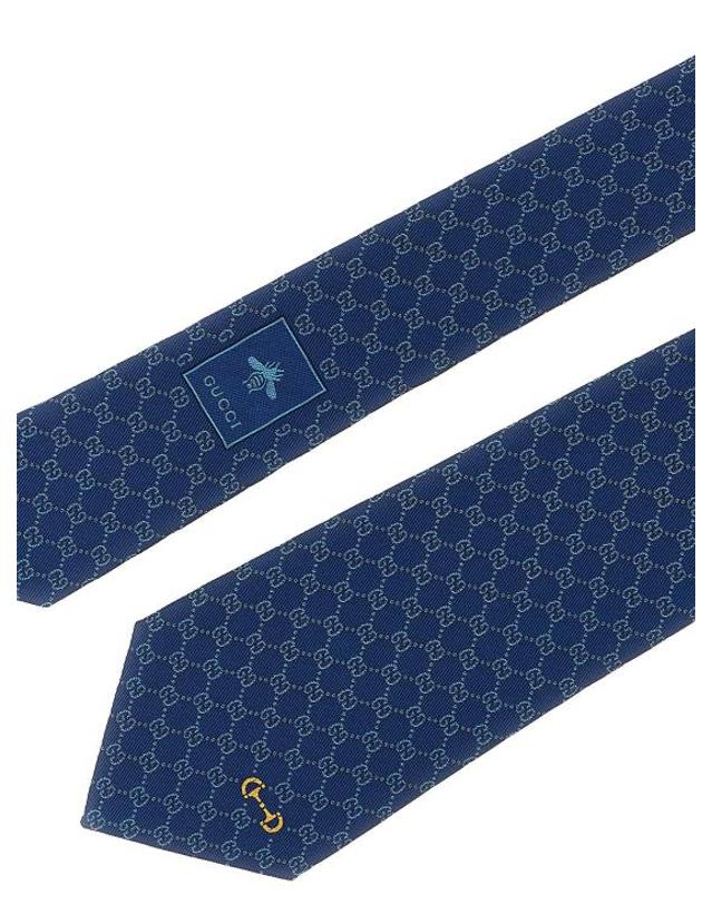 구찌 [해외직구] 구찌 넥타이 LD7443944E2174969 BLUE 착용컷