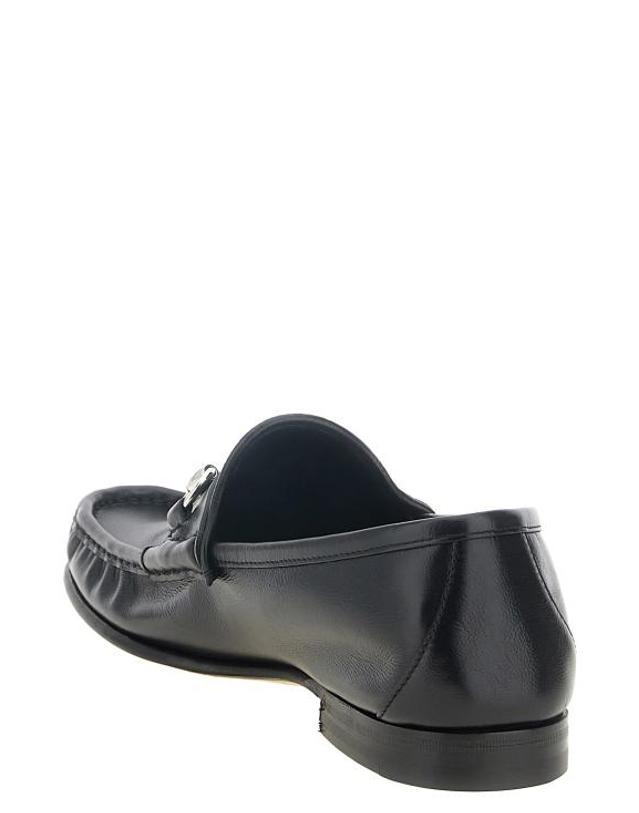 구찌 [해외직구] 26FW 구찌 루가노 가죽 로퍼 871668AAF3Q1000 Black 착용컷