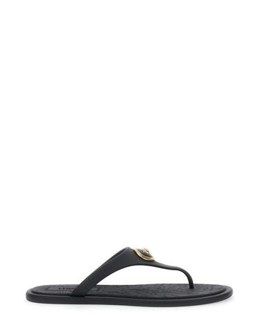 [해외직구] 26SS 베르사체 알리아 러버 플랫 샌들 10162481A109831B00V Black