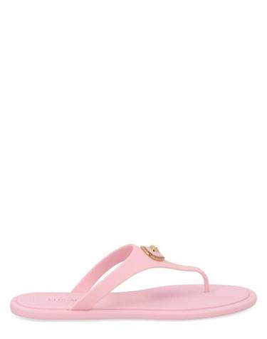 [해외직구] 26SS 베르사체 알리아 러버 플랫 샌들 1016248 1A109831PS1V Pink