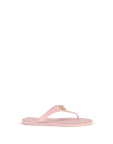 [해외직구] 26SS 베르사체 알리아 러버 플랫 샌들 10162481A10983 PINK