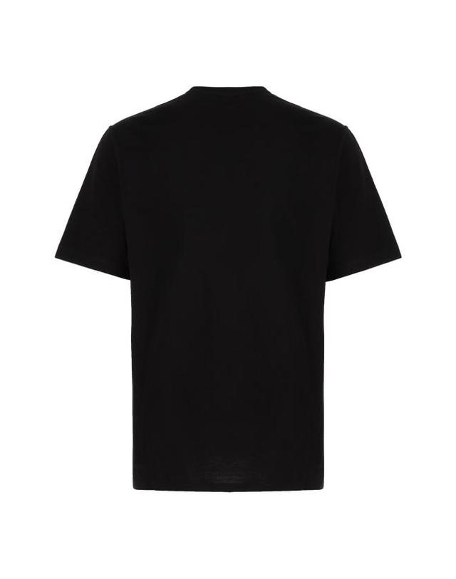 베르사체 [해외직구] 25SS 베르사체 반팔 티셔츠 10133021A13401 2B510 Black Print 착용컷