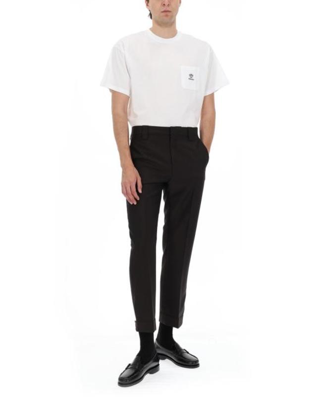 베르사체 [해외직구] 26FW 베르사체 반팔 티셔츠 10245741A17915 1W000 WHITE 착용컷