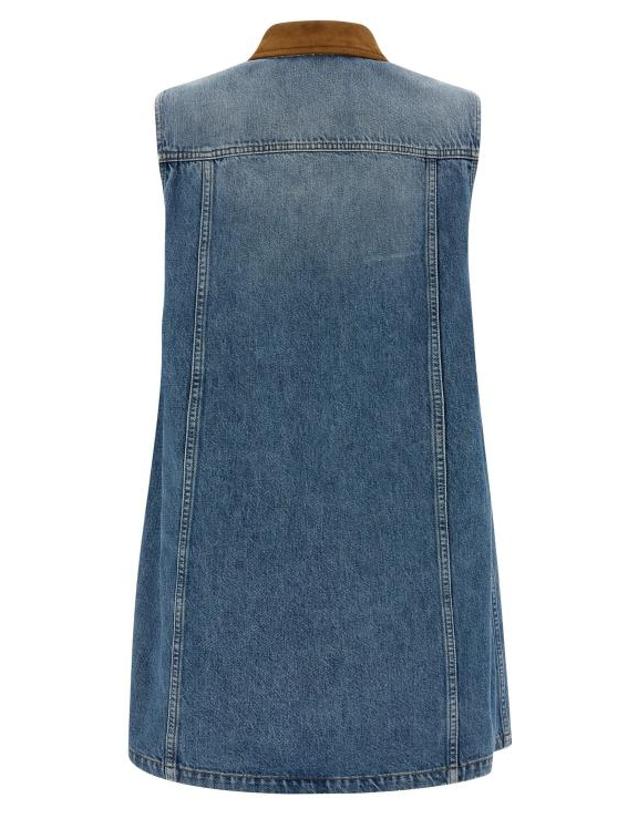 베르사체 [해외직구] 26SS 베르사체 원피스 VE328872BM BLUE 착용컷