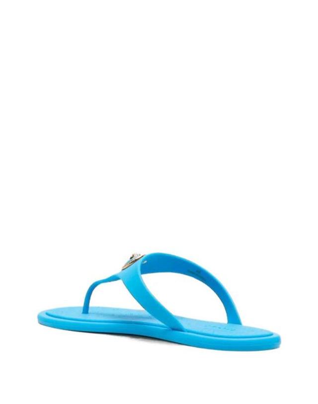 베르사체 [해외직구] 26FW 베르사체 알리아 러버 플랫 샌들 10162481A10983 1UR5V TURCHESE ORO VERSACE 착용컷