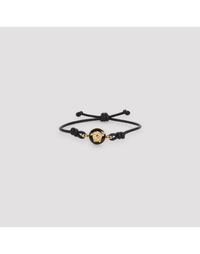 베르사체 [해외직구] 26FW 베르사체 팔찌 1024482 1A04575 1B680 BLACK SUN GOLD 착용컷