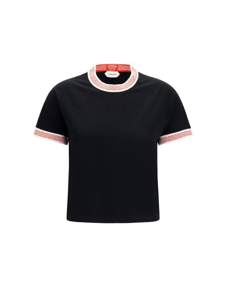 [해외] 26FW 베르사체 반팔 티셔츠 10259891A18712 1B000 BLACK FA6FXX40374