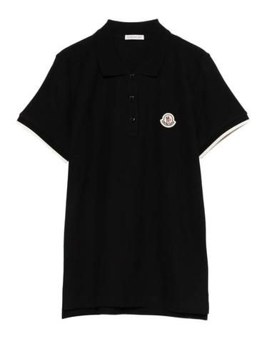 [해외직구] 26SS 몽클레어 로고 코튼 피케 폴로 셔츠 L10938A0000484720 999 Nero
