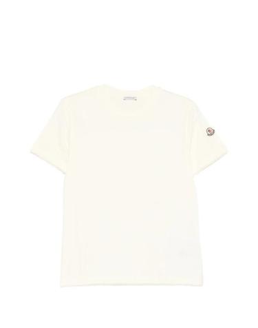 [해외직구] 26SS 몽클레어 반팔 티셔츠 L10938C0002789AUO 034 Bianco