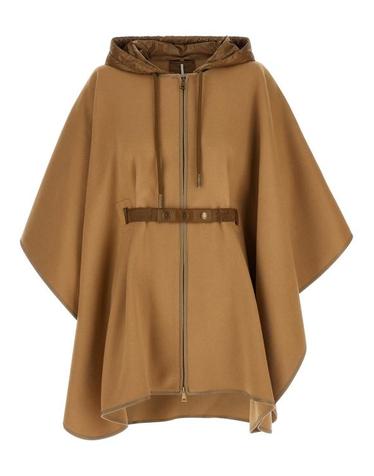 [해외직구] 26FW 몽클레어 패딩 울 혼방 후드 케이프 L20933G00019599DP249 Beige